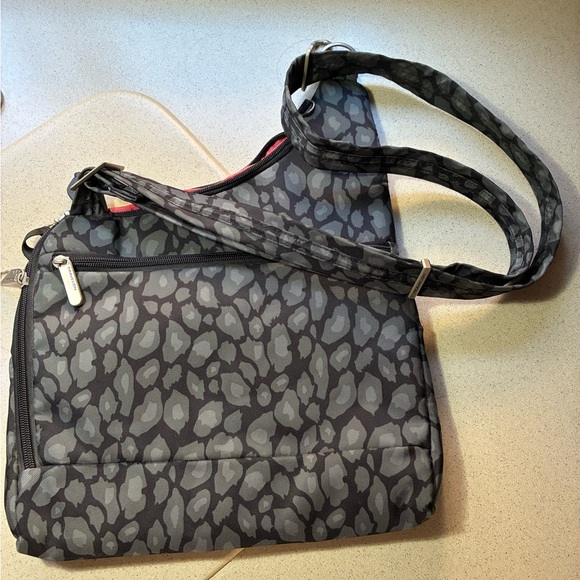 Travelon Black and Gray Crossbody Bag - Picture 2 of 8